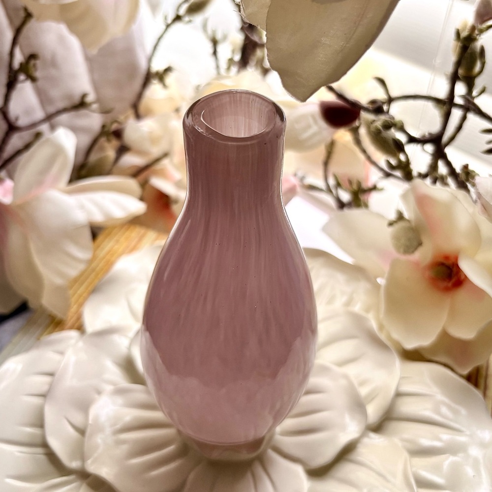 Anthropologie Swirled Movement Glass Bud Vase Tall-Terrain - Picture 2 of 4